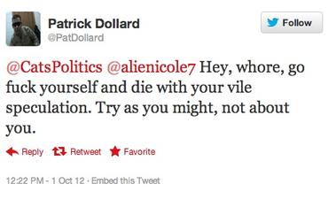 Twitter / PatDollard: @CatsPolitics @alienicole7 ...