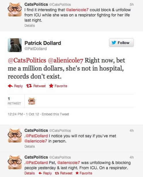 Twitter / PatDollard: @CatsPolitics @alienicole7 ...